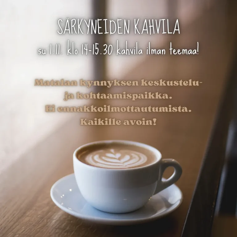 Avoin kahvila 1.11.