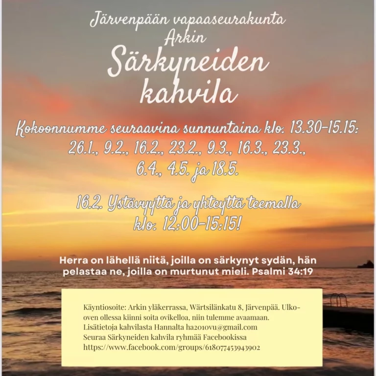 Särkyneiden kahvila | Arkki