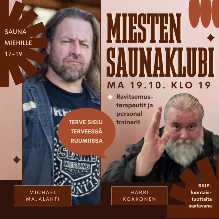 Miesten saunaklubi 19.10.